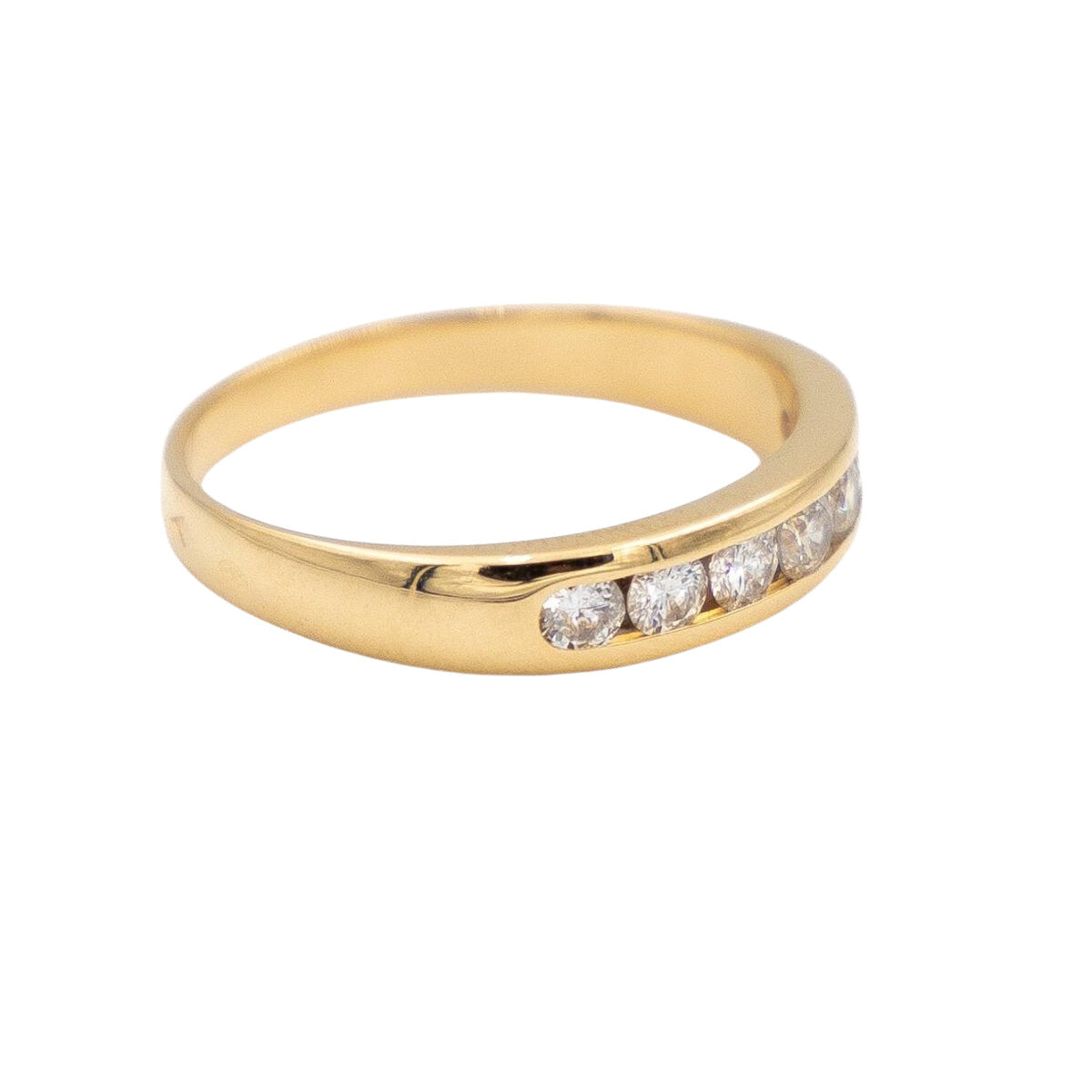 Bague Alliance Or jaune Diamant - Castafiore