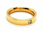 Bague Alliance Or jaune Diamant - Castafiore