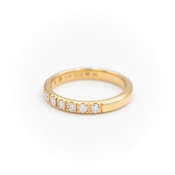 Bague Alliance Or jaune Diamant - Castafiore