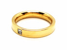 Bague Alliance Or jaune Diamant - Castafiore