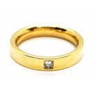 Bague Alliance Or jaune Diamant - Castafiore