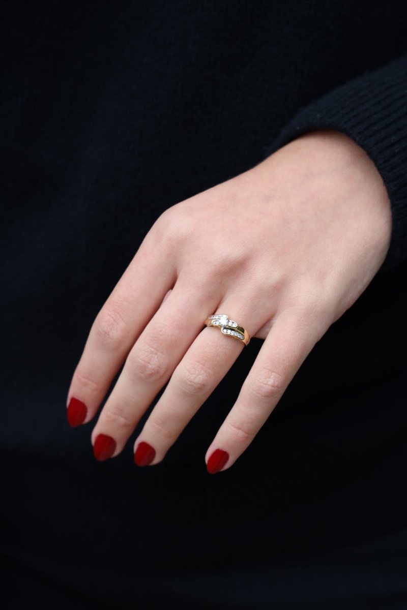 Bague Alliance Or jaune Diamant - Castafiore