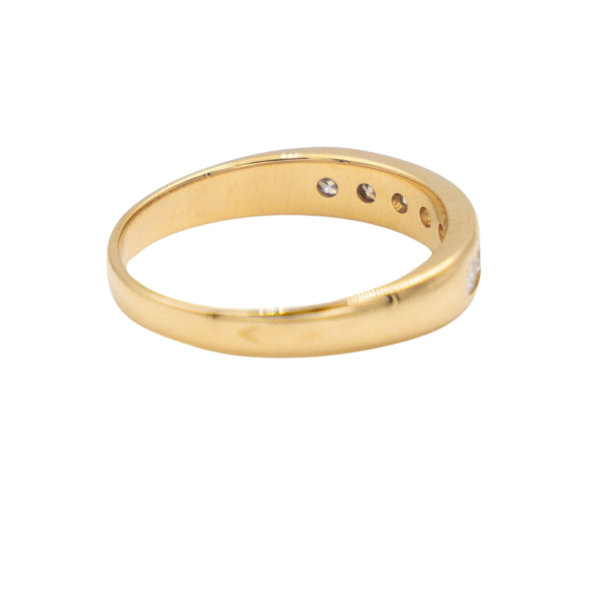 Bague Alliance Or jaune Diamant - Castafiore