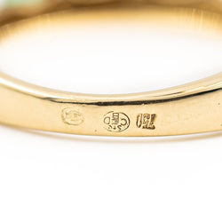 Bague Alliance Or jaune Emeraude - Castafiore