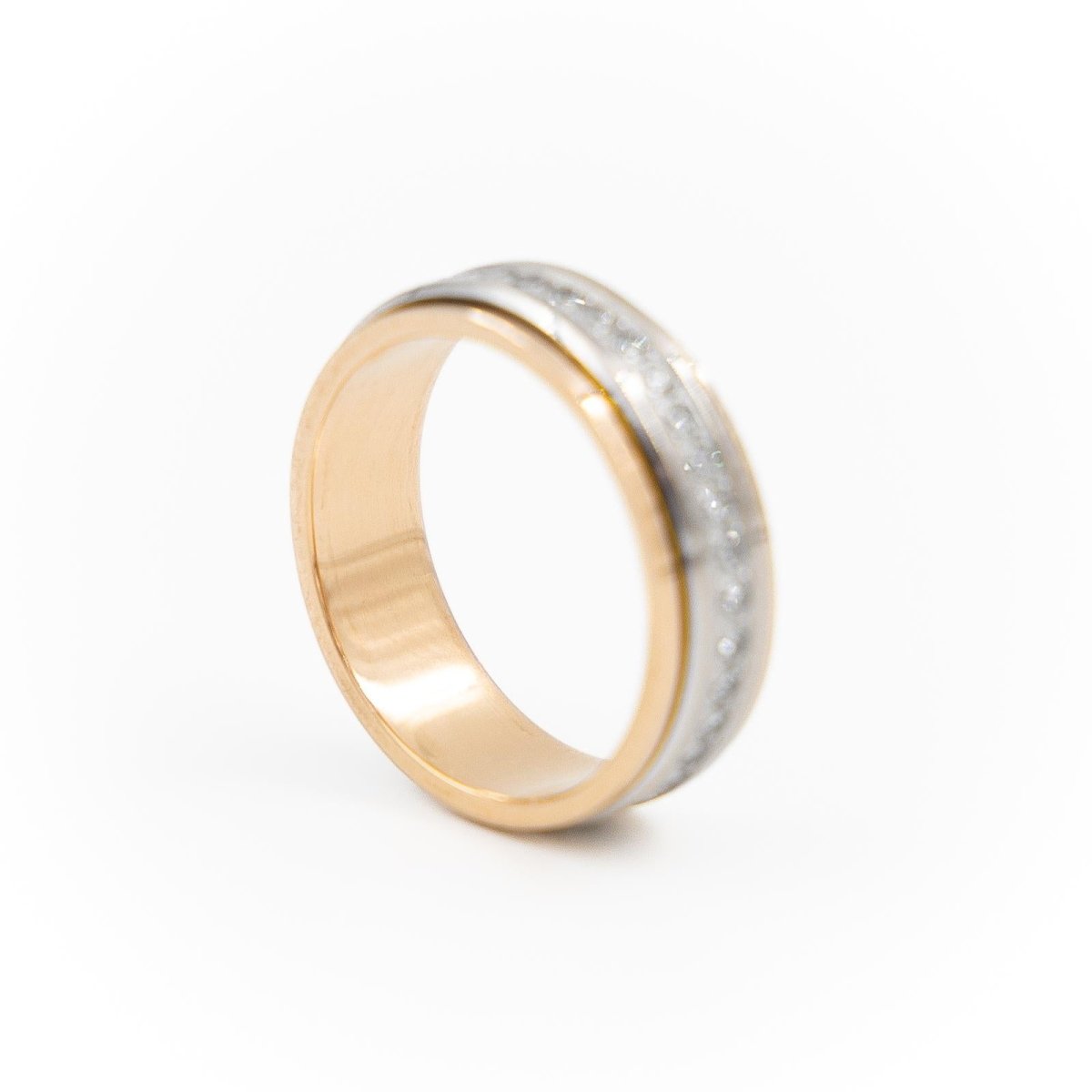 Bague Alliance Or rose Diamant - Castafiore