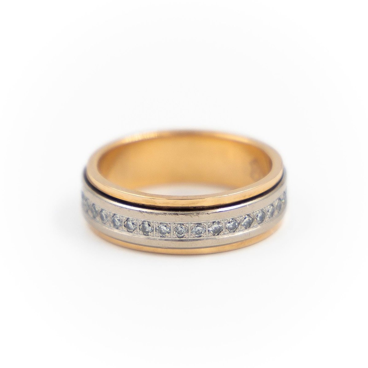 Bague Alliance Or rose Diamant - Castafiore