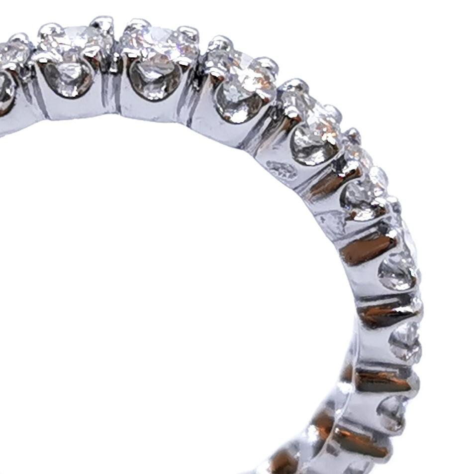 Bague Alliance Platine Diamant - Castafiore