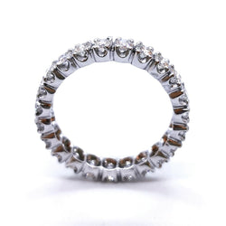 Bague Alliance Platine Diamant - Castafiore