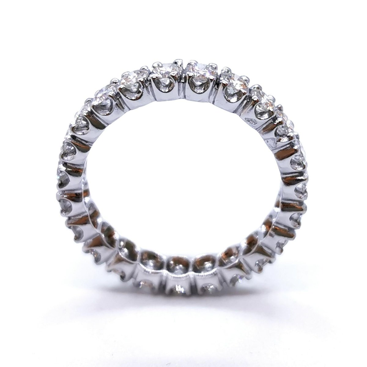 Bague Alliance Platine Diamant - Castafiore