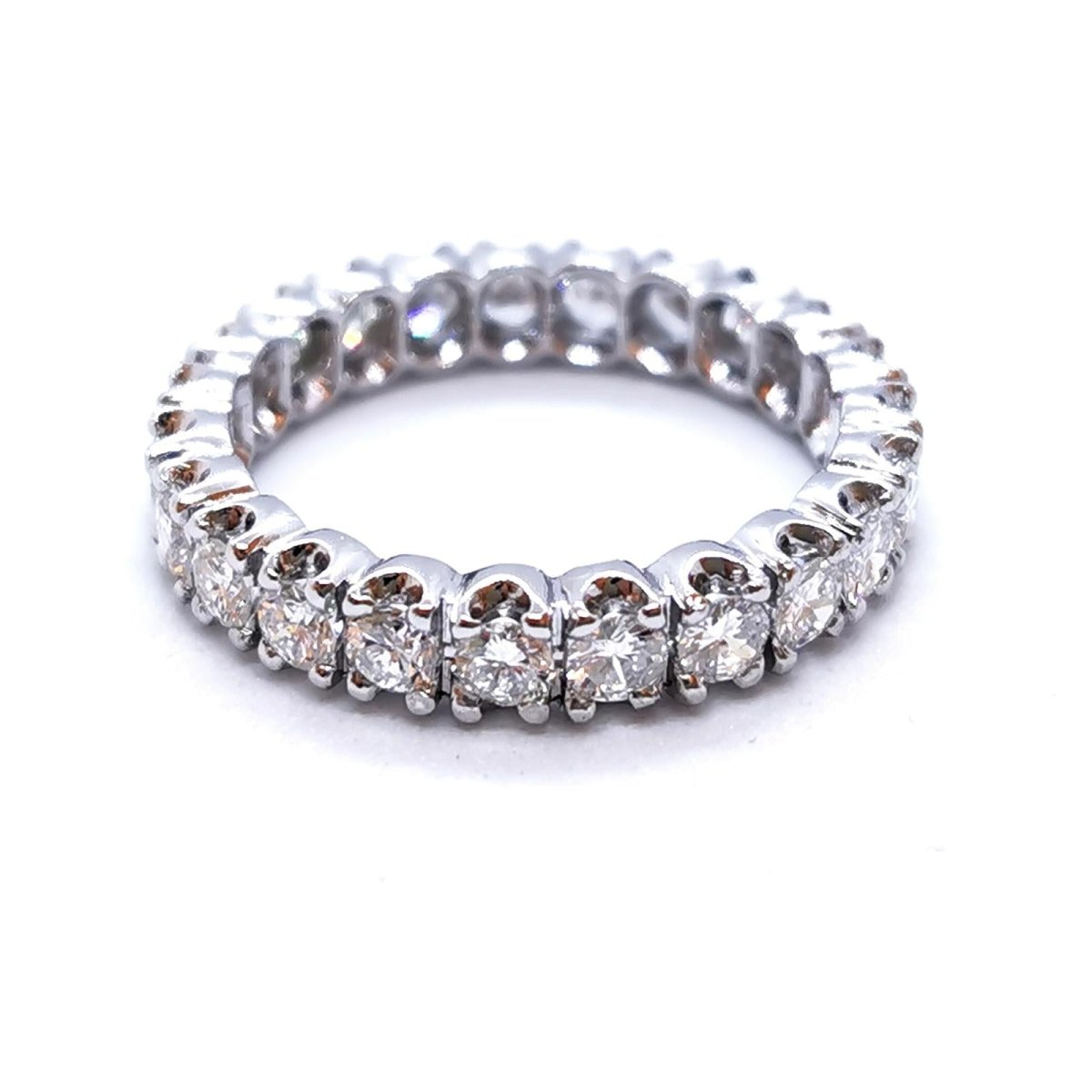 Bague Alliance Platine Diamant - Castafiore