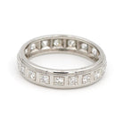 Bague Alliance platine et diamants - Castafiore