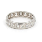 Bague Alliance platine et diamants - Castafiore