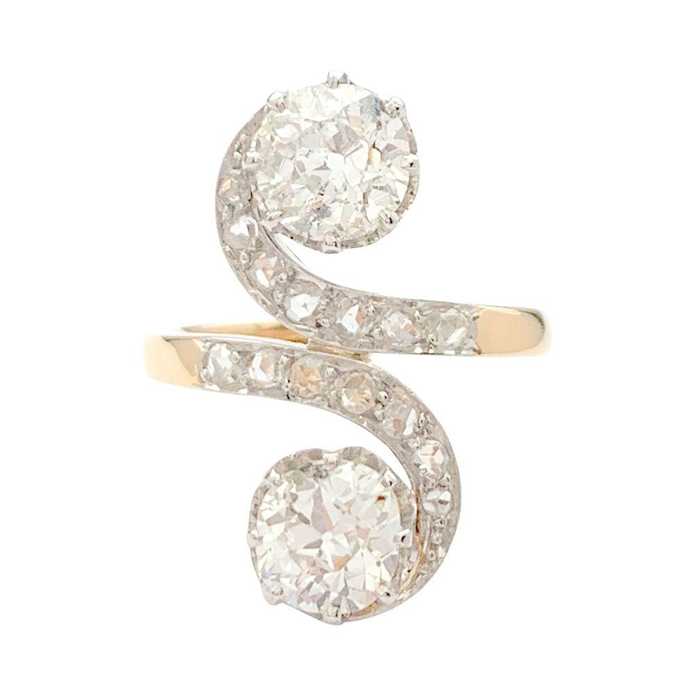 Bague ancienne "Toi & Moi" - Castafiore