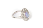 Bague Art Deco opale diamants - Castafiore