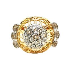 Bague Art déco Or jaune Diamant - Castafiore