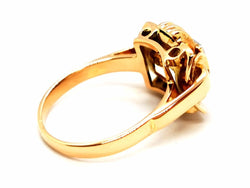 Bague Art déco Or jaune Diamant - Castafiore