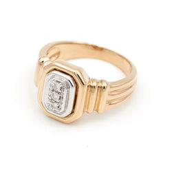 Bague Art déco Or jaune Diamant - Castafiore