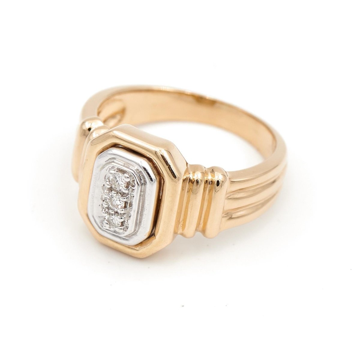 Bague Art déco Or jaune Diamant - Castafiore