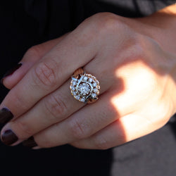 Bague Art déco Platine Diamant - Castafiore