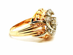 Bague Art déco Platine Diamant - Castafiore