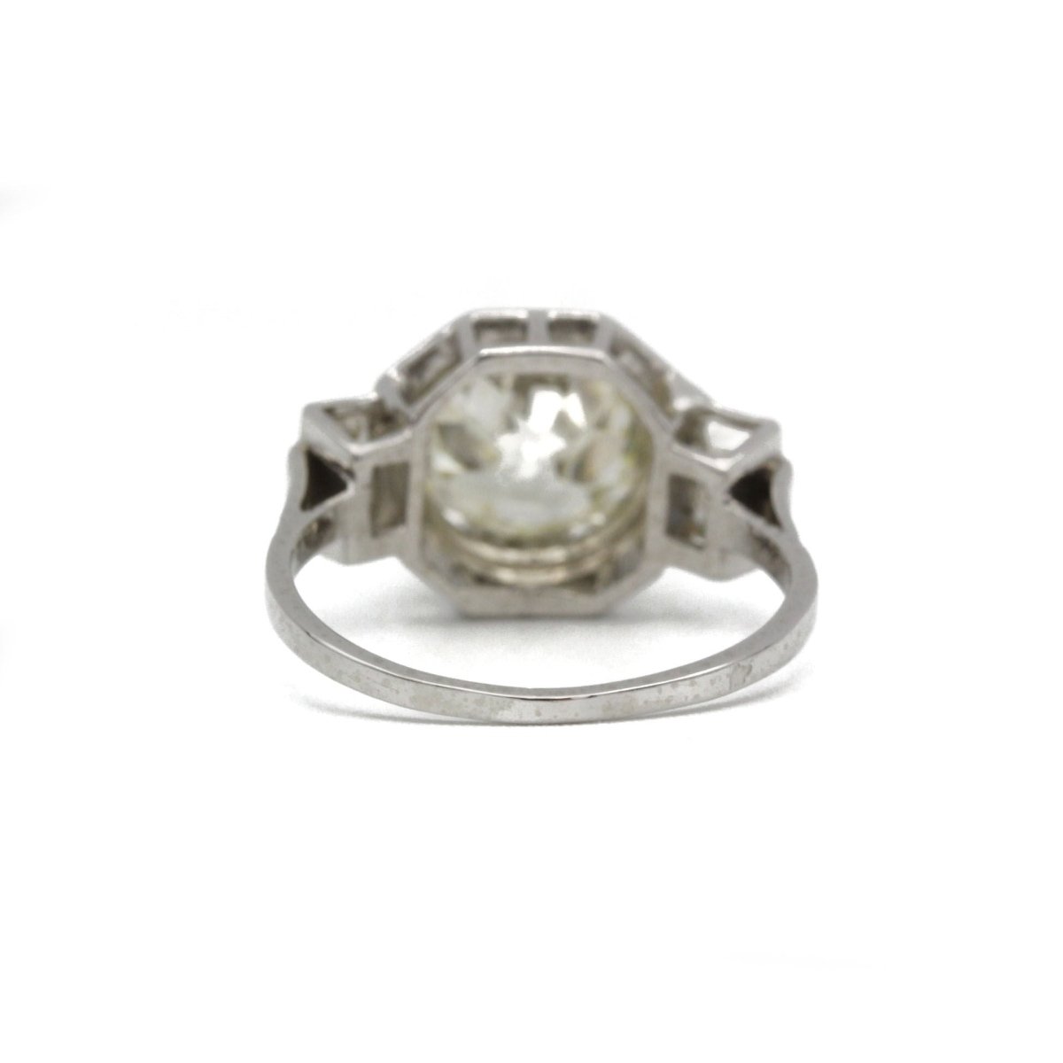 Bague Art Déco - Platine et Diamants - Castafiore