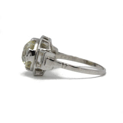 Bague Art Déco - Platine et Diamants - Castafiore