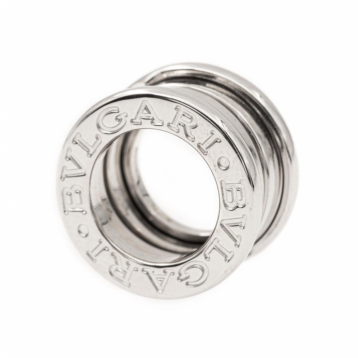 Bague Bandeau BULGARI "B.Zero1" en or blanc - Castafiore
