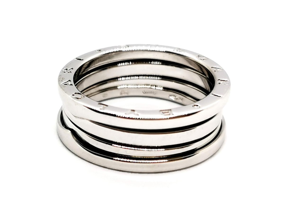 Bague Bandeau BULGARI "B.Zero1" en or blanc - Castafiore