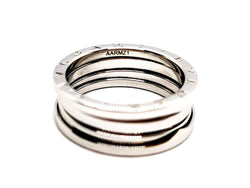 Bague Bandeau BULGARI "B.Zero1" en or blanc - Castafiore