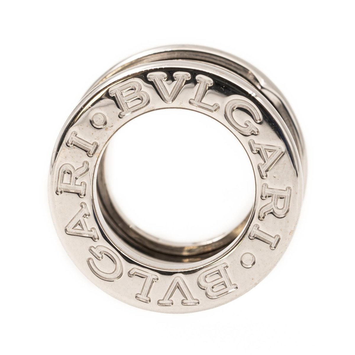 Bague Bandeau BULGARI "B.Zero1" en or blanc - Castafiore