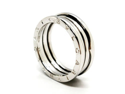 Bague Bandeau BULGARI "B.Zero1" en or blanc - Castafiore