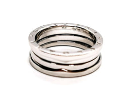 Bague Bandeau BULGARI "B.Zero1" en or blanc - Castafiore