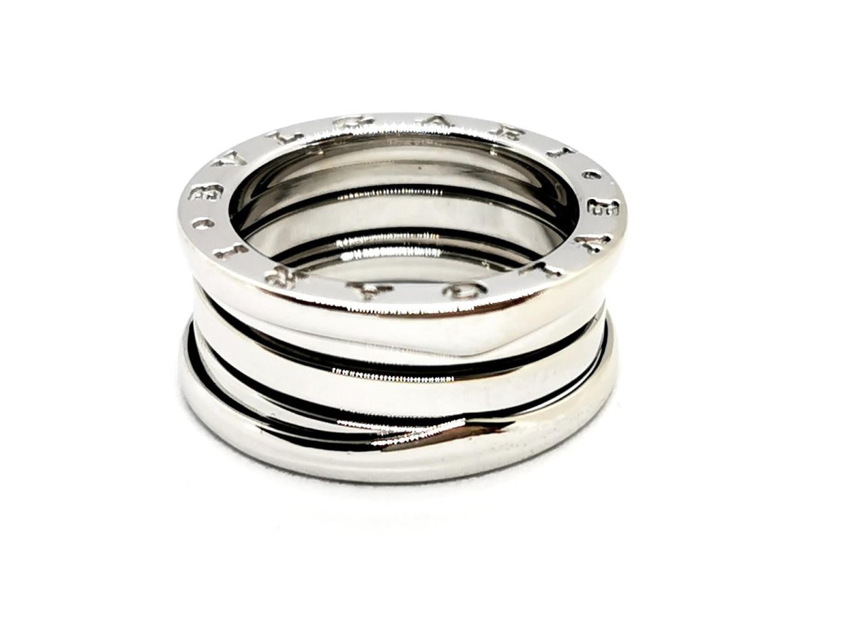 Bague Bandeau BULGARI "B.Zero1" en or blanc - Castafiore