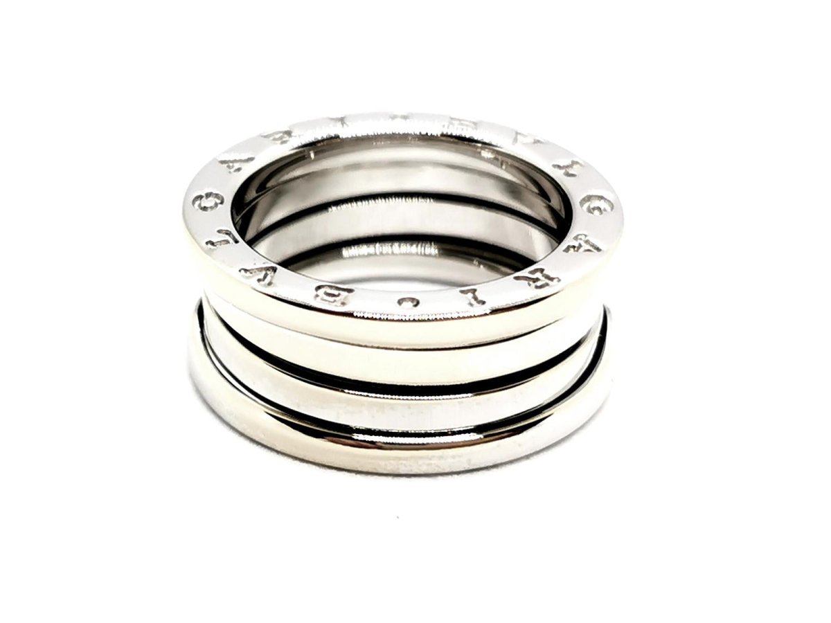 Bague Bandeau BULGARI "B.Zero1" en or blanc - Castafiore