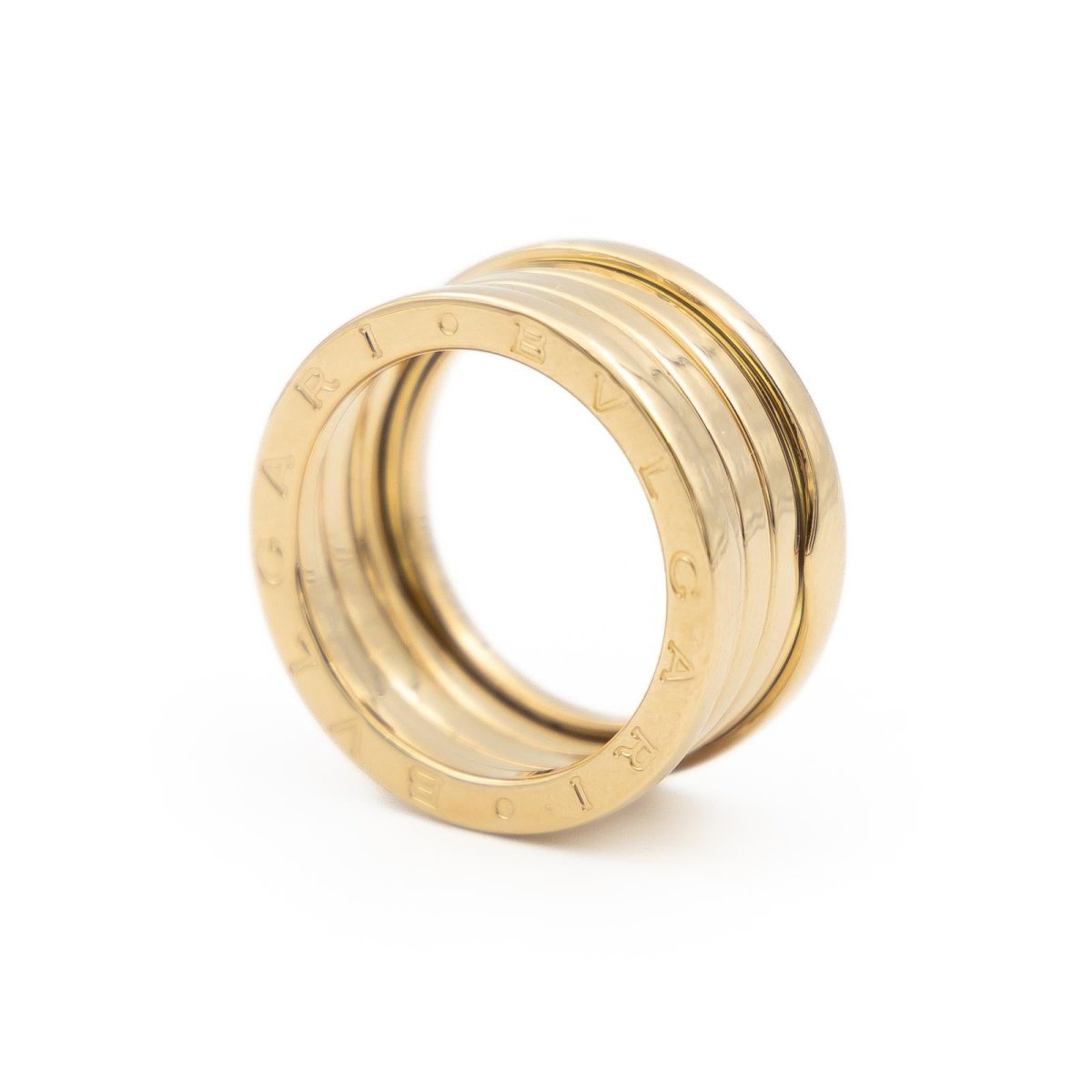 Bague Bandeau BULGARI "B.Zero1" en or jaune - Castafiore