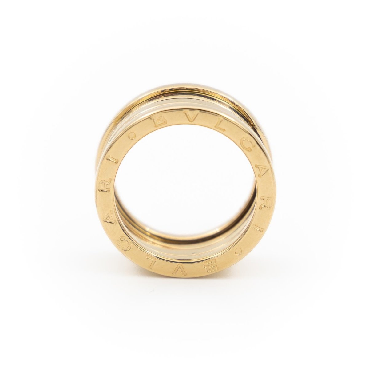 Bague Bandeau BULGARI "B.Zero1" en or jaune - Castafiore
