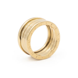 Bague Bandeau BULGARI "B.Zero1" en or jaune - Castafiore