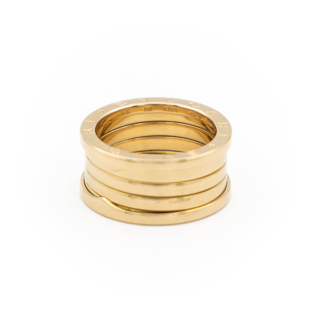 Bague Bandeau BULGARI "B.Zero1" en or jaune - Castafiore