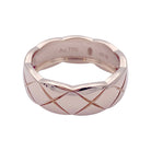 Bague Bandeau CHANEL "Coco Crush" en or rose - Castafiore