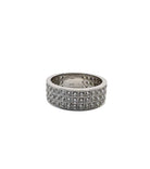 Bague Bandeau en or blanc et diamants - Castafiore