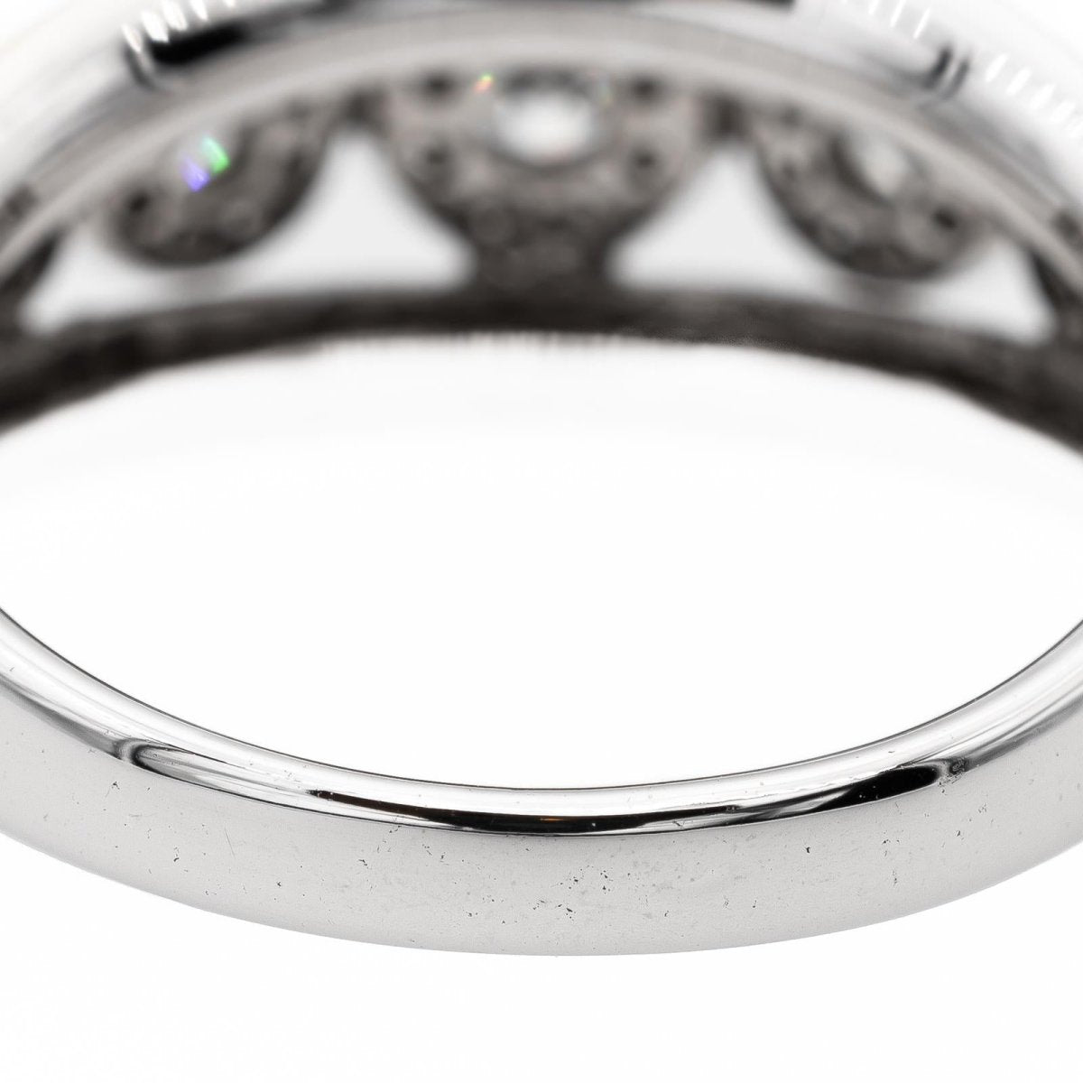 Bague Bandeau en or blanc et diamants - Castafiore