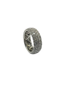 Bague Bandeau en or blanc et diamants - Castafiore