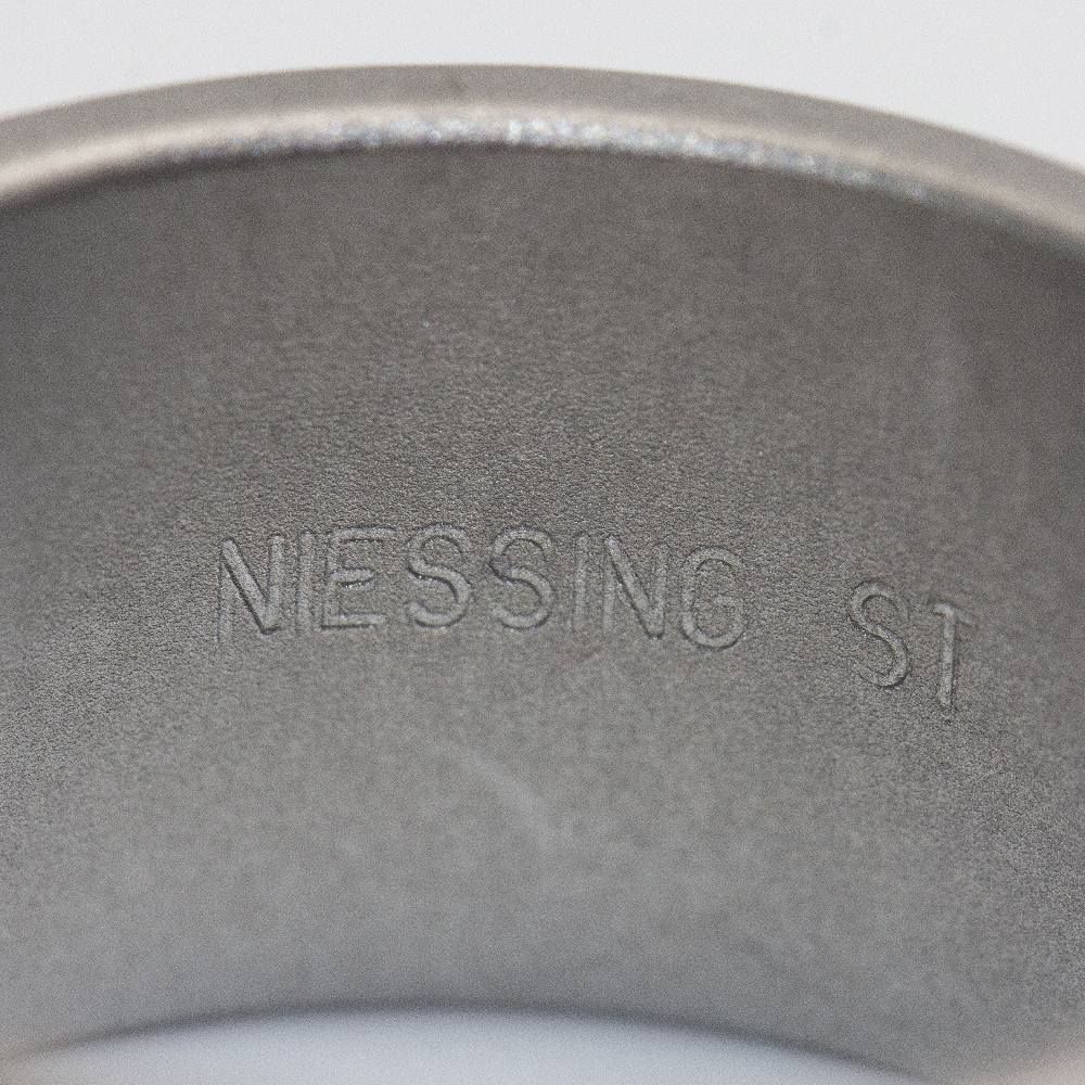 Bague Bandeau NIESSING en or jaune et acier - Castafiore