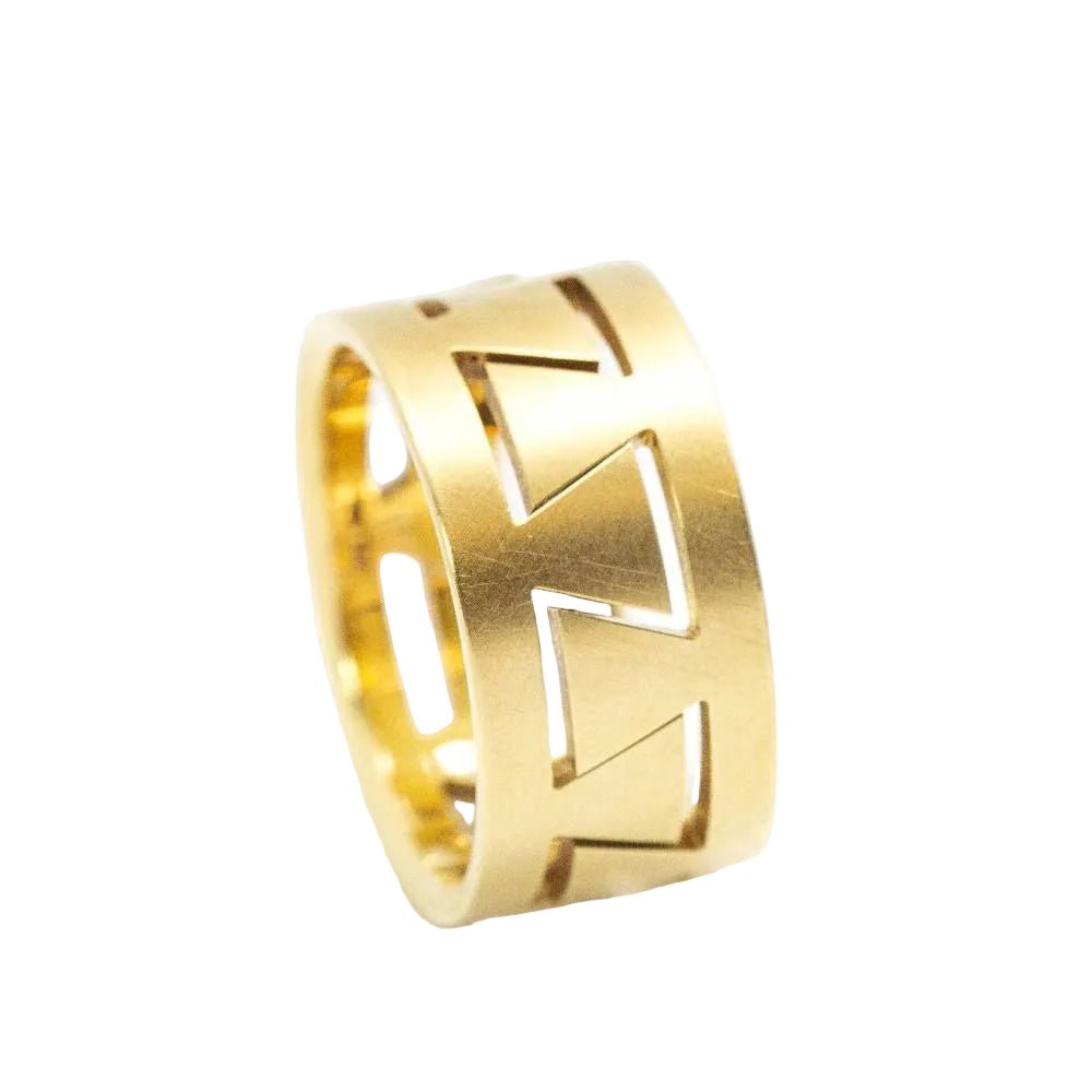 Bague Bandeau NIESSING "Meandro" en or jaune - Castafiore