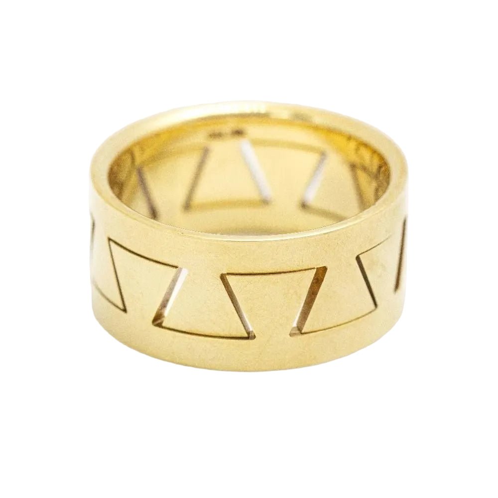 Bague Bandeau NIESSING "Meandro" en or jaune - Castafiore