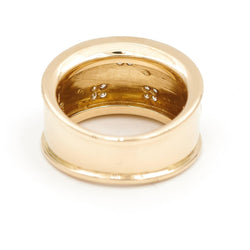 Bague Bandeau Or jaune Diamant - Castafiore