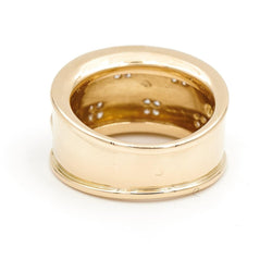 Bague Bandeau Or jaune Diamant - Castafiore