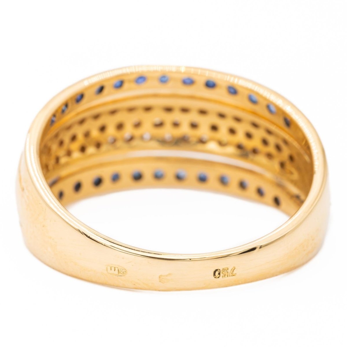 Bague Bandeau Or jaune Diamant - Castafiore