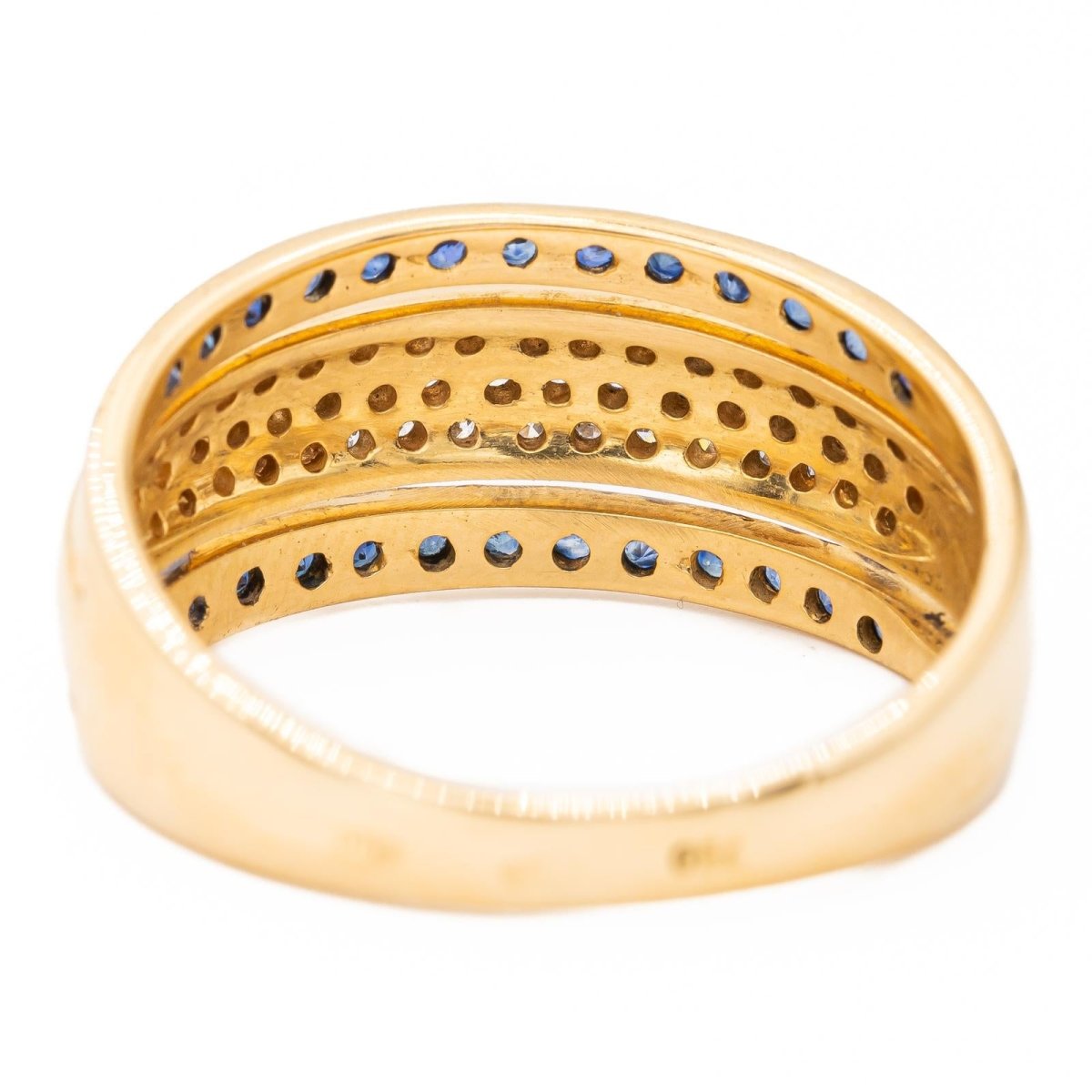 Bague Bandeau Or jaune Diamant - Castafiore