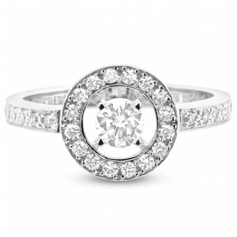Bague Boucheron Ava or gris diamants - Castafiore